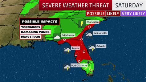 Weather predictions florida - Dec 15, 2023 ... Strong winds and flooding rain is possible for a large swath of Florida for most of the day Saturday. - Videos from The Weather Channel ...